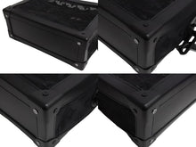 画像をギャラリービューアに読み込む, 極美品 LOUIS VUITTON ルイヴィトン ショルダーバッグ ソフトトランク M53964 メッシュ レザー ブラック 中古 66211