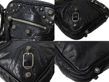 Load image into Gallery viewer, BALENCIAGA バレンシアガ ル カゴール ショルダーバッグ ブラック 7190652 シルバー金具 現行 美品 中古 66214