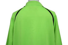 Load image into Gallery viewer, BALENCIAGA バレンシアガ 22SS ロゴ刺繍レイヤードデザインスポーツ 661507 半袖ポロシャツ グリーン サイズXXS 美品 中古 66217