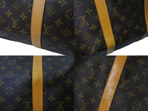 LOUIS VUITTON ルイヴィトン キーポル50 ボストンバッグ M41426 モノグラム キャンバス ゴールド金具 ブラウン 美品 中古 66245