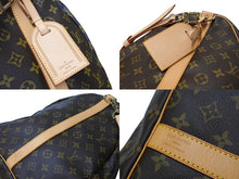 Load image into Gallery viewer, 極美品 LOUIS VUITTON ルイヴィトン キーポル バンドリエール 60 ボストンバッグ モノグラム ブラウン M41412 ゴールド金具 中古 66246