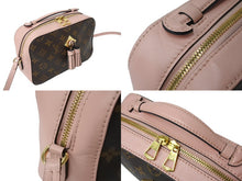 画像をギャラリービューアに読み込む, LOUIS VUITTON ルイヴィトン サントンジュ ショルダーバッグ ブラウン ピンク M43557 ゴールド金具 美品 中古 66247