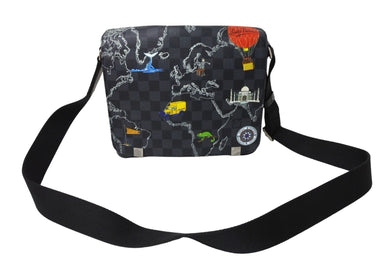 LOUIS VUITTON ルイヴィトン ディストリクトPM NM ショルダーバッグ N40238 ダミエ グラフィット シルバー金具 美品 中古 66254