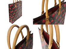 画像をギャラリービューアに読み込む, LOUIS VUITTON ルイヴィトン モノグラム チェリー サックプラ トートバッグ ブラウン M95010 村上隆 2005年春夏 美品 中古 66255