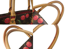 画像をギャラリービューアに読み込む, LOUIS VUITTON ルイヴィトン モノグラム チェリー サックプラ トートバッグ ブラウン M95010 村上隆 2005年春夏 美品 中古 66255