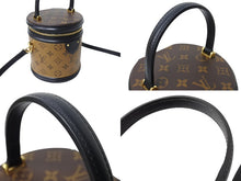 Load image into Gallery viewer, 新品同様 LOUIS VUITTON ルイヴィトン カンヌ ショルダーバッグ M43986 モノグラムリバース ブラウン ブラック 中古 66256