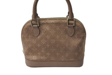 Load image into Gallery viewer, LOUIS VUITTON ルイヴィトン ハンドバッグ リトルアルマ モノグラムサテン M92147 ブラウン シルバー金具 美品 中古 66258