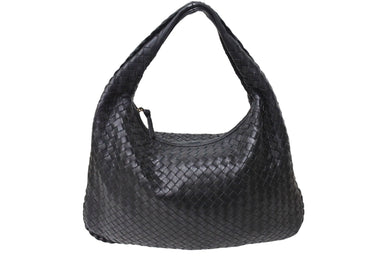 BOTTEGAVENETA ボッテガヴェネタ ワンショルダーバッグ イントレチャート 115653 V0013 1000 レザー ブラック 美品 中古 66274