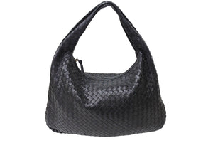 BOTTEGAVENETA ボッテガヴェネタ ワンショルダーバッグ イントレチャート 115653 V0013 1000 レザー ブラック 美品 中古 66274