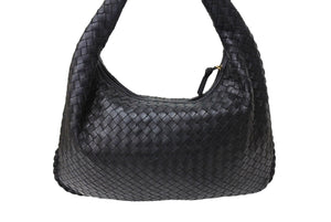 BOTTEGAVENETA ボッテガヴェネタ ワンショルダーバッグ イントレチャート 115653 V0013 1000 レザー ブラック 美品 中古 66274