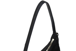 PRADA プラダ ホーボー ワンショルダー RE-EDITION 2005 トライアングル ブラック ナイロン 1NE204 美品 ロゴ 中古 66275 