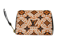 画像をギャラリービューアに読み込む, 極美品 LouisVuitton ルイヴィトン ジッピー コインパース LVグラフィティ M69496 クレームカラメル ゴールド 中古 66277