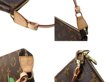 Load image into Gallery viewer, 極美品 LOUIS VUITTON ルイヴィトン 村上隆 モノグラム チェリー ポシェット アクセソワール アクセポ ブラウン ロゴ M95008 中古 66278
