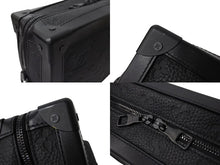 画像をギャラリービューアに読み込む, 極美品 LOUIS VUITTON ルイヴィトン ショルダーバッグ ソフトトランク M55700 モノグラム トリヨンレザー ブラック 中古 66282