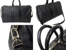 Load image into Gallery viewer, LOUIS VUITTON ルイヴィトン キーポル バンドリエール45 ボストンバッグ ダミエグラフィット N41418 美品 中古 66286