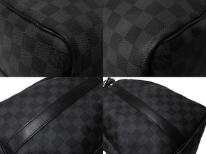 LOUIS VUITTON ルイヴィトン キーポル バンドリエール45 ボストンバッグ ダミエグラフィット N41418 美品 中古 66286