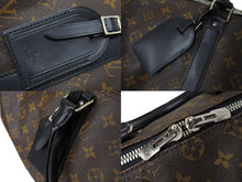 Load image into Gallery viewer, LOUIS VUITTON ルイヴィトン キーポル バンドリエール45 ボストンバッグ M56711 モノグラムマカサー ブラウン 美品 中古 66288