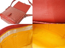 Load image into Gallery viewer, 極美品 GOYARD GRAND BLEU MM ゴヤール グランブルーMM ショルダーバッグ レッド 中古 66289
