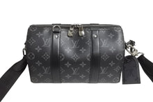 Load image into Gallery viewer, 新品同様 LOUIS VUITTON ルイヴィトン シティ キーポル ショルダーバッグ M45936 モノグラム エクリプス キャンバス 中古 66293