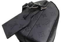 Load image into Gallery viewer, 新品同様 LOUIS VUITTON ルイヴィトン シティ キーポル ショルダーバッグ M45936 モノグラム エクリプス キャンバス 中古 66293