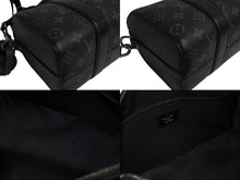 Load image into Gallery viewer, 新品同様 LOUIS VUITTON ルイヴィトン シティ キーポル ショルダーバッグ M45936 モノグラム エクリプス キャンバス 中古 66293