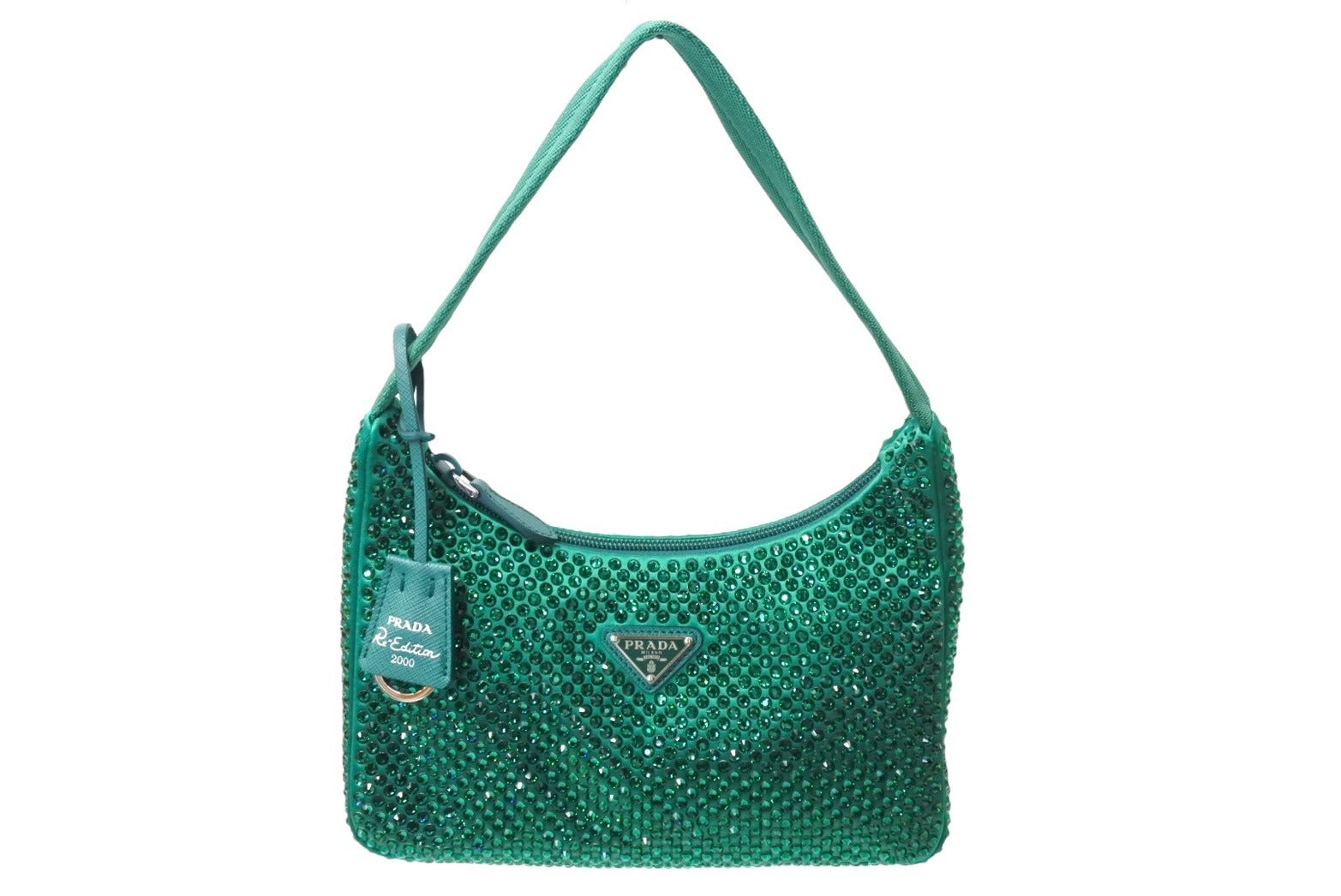 ☆人気☆【PRADA】☆プラダ クリスタル サテン ミニバッグ☆ PRADA【入手困難】ガレリア クリスタルサテン ミニバッグ☆ 全色