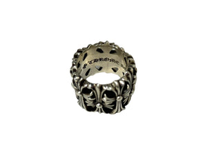 CHROME HEARTS クロムハーツ セメタリ―クロス リング シルバー サイズ17.5号 23g 美品 中古 66306