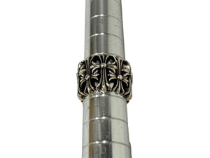 CHROME HEARTS クロムハーツ セメタリ―クロス リング シルバー サイズ17.5号 23g 美品 中古 66306