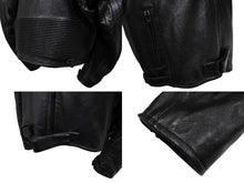Load image into Gallery viewer, 極美品 BALENCIAGA バレンシアガ ロゴバイカージャケット ライダース 20AW 594594 レザー ブラック ホワイト サイズ48 中古 66307