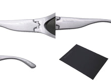 Load image into Gallery viewer, BALENCIAGA バレンシアガ SWIFT OVAL スウィフトオーバルレンズサングラス プラスチック シルバー サイズ65□17 美品 中古 66309