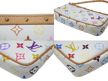 Load image into Gallery viewer, 極美品 LOUIS VUITTON ルイヴィトン ポシェット アクセソワール アクセサリーポーチ M92649 モノグラム マルチカラー 村上隆 中古 4b006631
