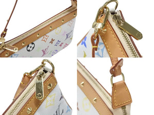極美品 LOUIS VUITTON ルイヴィトン ポシェット アクセソワール アクセサリーポーチ M92649 モノグラム マルチカラー 村上隆 中古 4b006631
