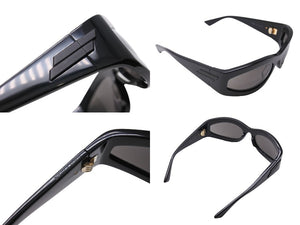 BOTTEGAVENETA ボッテガヴェネタ サングラス オーバル型 ブラック BV1089S 001 62□20 115 美品 中古 66310