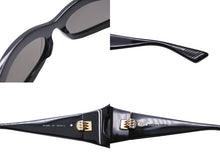 Load image into Gallery viewer, BOTTEGAVENETA ボッテガヴェネタ サングラス オーバル型 ブラック BV1089S 001 62□20 115 美品 中古 66310