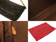 Load image into Gallery viewer, 極美品 LOUIS VUITTON ルイヴィトン 村上隆 モノグラム チェリー ポシェット アクセソワール アクセポ ブラウン ロゴ M95008 中古 66314