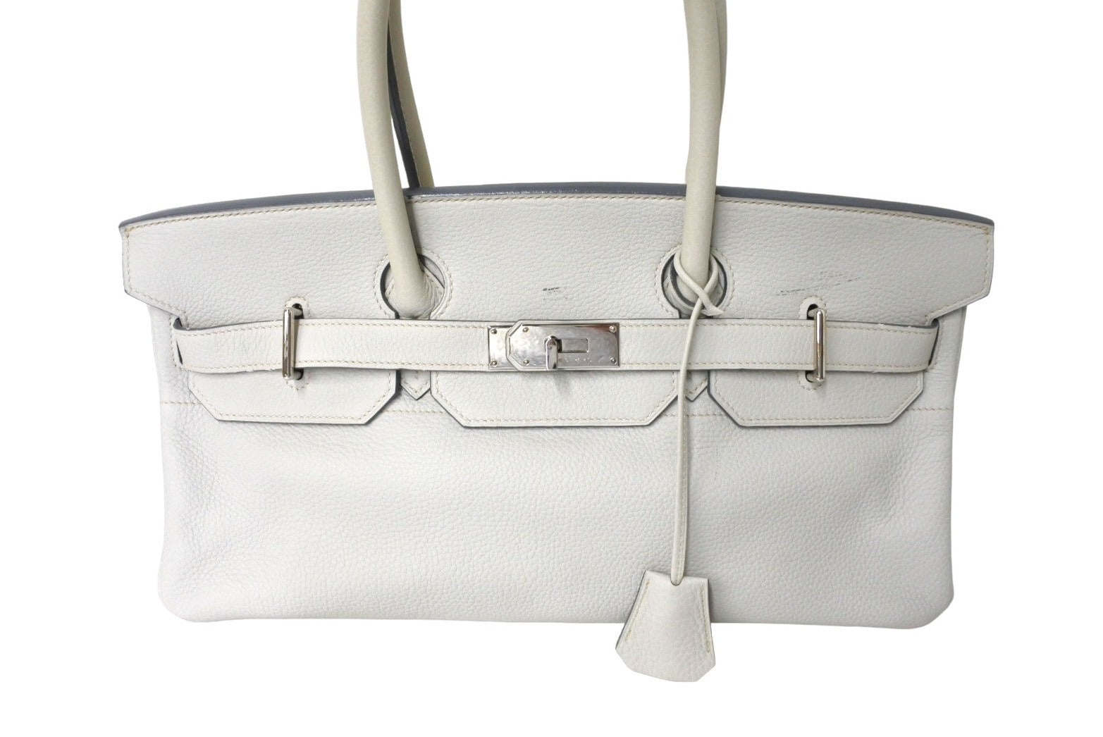 エルメス　グレース　新品 HERMES 超美品 エルメス R.M.S トゥタンマン グレー シルバー