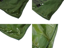 画像をギャラリービューアに読み込む, LOUIS VUITTON ルイヴィトン ブサス ショルダーバッグ M93187 エナメル レザー グリーン オレンジ ゴールド 良品 中古 66320