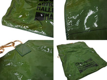 画像をギャラリービューアに読み込む, LOUIS VUITTON ルイヴィトン ブサス ショルダーバッグ M93187 エナメル レザー グリーン オレンジ ゴールド 良品 中古 66320