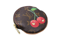 Load image into Gallery viewer, 極美品 LOUIS VUITTON ルイヴィトン ポルトモネ ロン コインケース M95043 モノグラムチェリー 村上隆 ゴールド金具 中古 66331