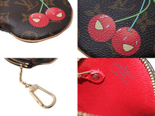 Load image into Gallery viewer, 極美品 LOUIS VUITTON ルイヴィトン ポルトモネ ロン コインケース M95043 モノグラムチェリー 村上隆 ゴールド金具 中古 66331