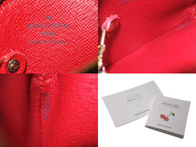 Load image into Gallery viewer, 極美品 LOUIS VUITTON ルイヴィトン ポルトモネ ロン コインケース M95043 モノグラムチェリー 村上隆 ゴールド金具 中古 66331