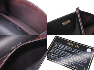 CHANEL シャネル カードケース ココマーク フラップ 25番台 ラムスキン マトラッセ シルバー金具 ブラック 美品 中古 66335