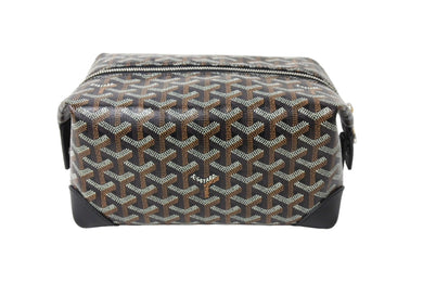 新品同様 GOYARD ゴヤール BOEING25 ボーイング25 ポーチ クラッチバッグ セカンドバッグ PVC ブラック 中古 66337