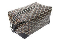 画像をギャラリービューアに読み込む, 新品同様 GOYARD ゴヤール BOEING25 ボーイング25 ポーチ クラッチバッグ セカンドバッグ PVC ブラック 中古 66337