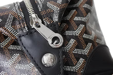 画像をギャラリービューアに読み込む, 新品同様 GOYARD ゴヤール BOEING25 ボーイング25 ポーチ クラッチバッグ セカンドバッグ PVC ブラック 中古 66337