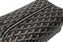 画像をギャラリービューアに読み込む, 新品同様 GOYARD ゴヤール BOEING25 ボーイング25 ポーチ クラッチバッグ セカンドバッグ PVC ブラック 中古 66337