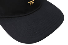 Load image into Gallery viewer, TOM FORD トムフォード COTTON CANVAS TF BASEBALL CAP キャップ ベースボールキャップ ブラック ゴールド金具 美品 中古 66339
