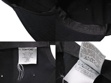 Load image into Gallery viewer, TOM FORD トムフォード COTTON CANVAS TF BASEBALL CAP キャップ ベースボールキャップ ブラック ゴールド金具 美品 中古 66339