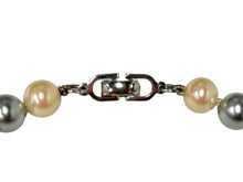 画像をギャラリービューアに読み込む, 極美品 Christian Dior クリスチャンディオール チョーカー パールネックレス 7.7mm GP パール グレー ベージュ 中古 66343