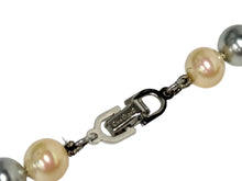 画像をギャラリービューアに読み込む, 極美品 Christian Dior クリスチャンディオール チョーカー パールネックレス 7.7mm GP パール グレー ベージュ 中古 66343